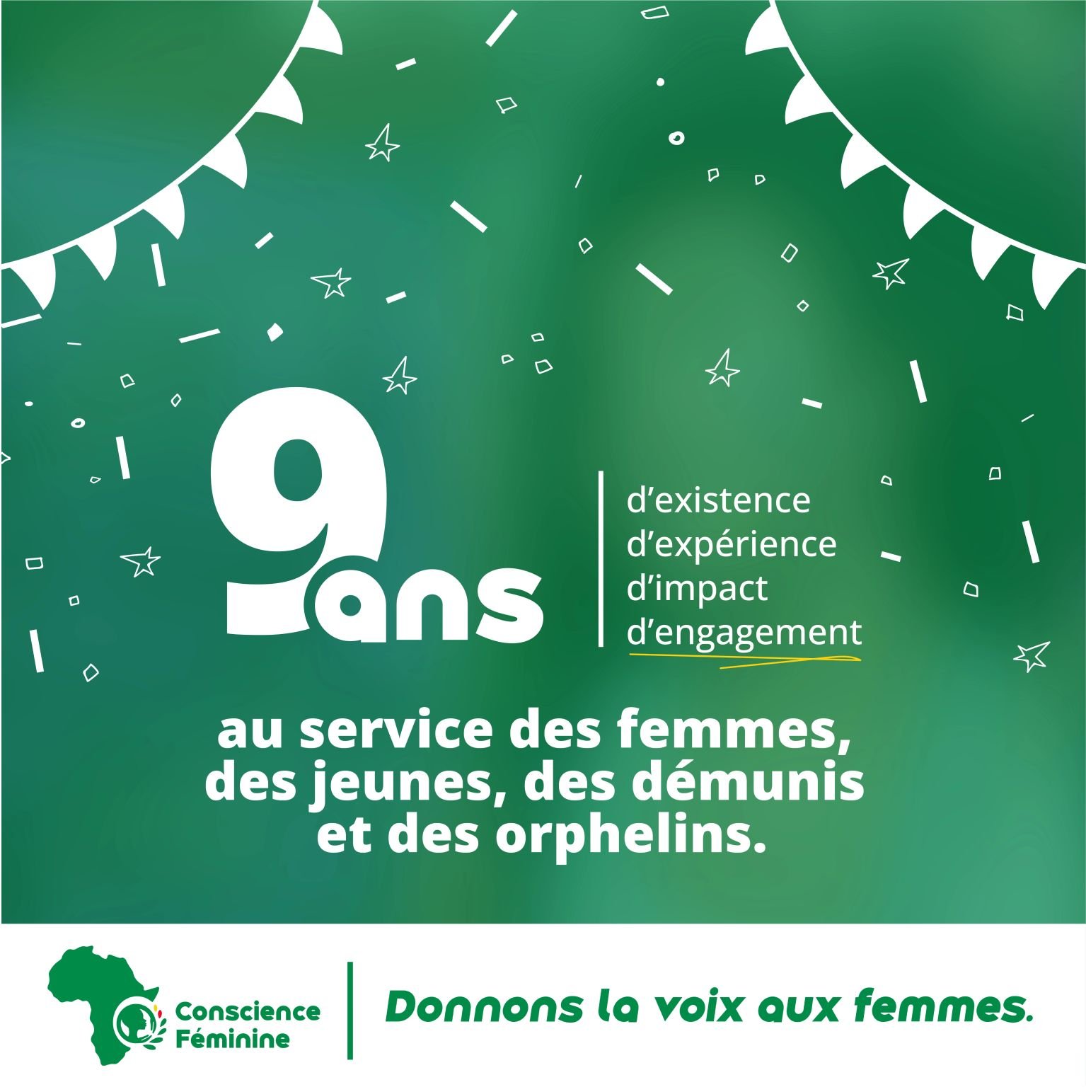 31 Mai 2015 31 Mai 2024, Conscience Féminine fête ses 9 ans ! 🎉
