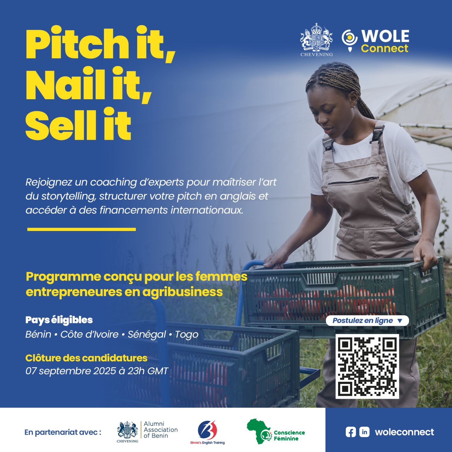 Rejoignez ‘’Pitch it, Nail it, Sell it’’, une expérience immersive de 8 semaines en ligne